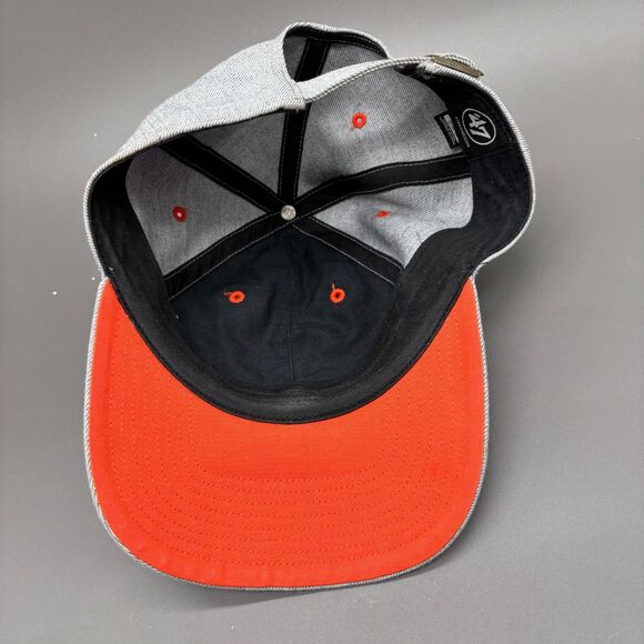 San Diego Padres '47 Brand Cooperstown Collection Gray Orange Strapback Hat OSFA - Picture 6 of 14